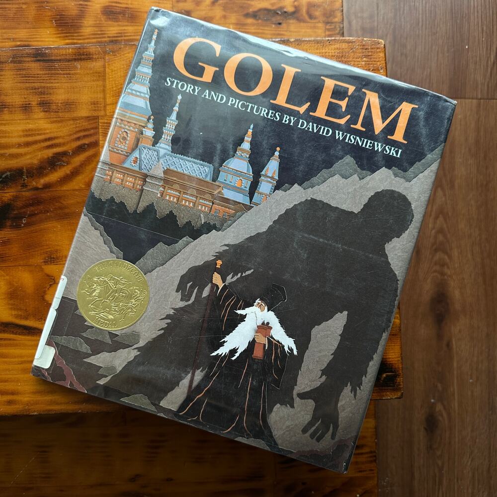 Vintage 1996 Golem Jewish Prague, Czech Republic Legend Hardcover Book